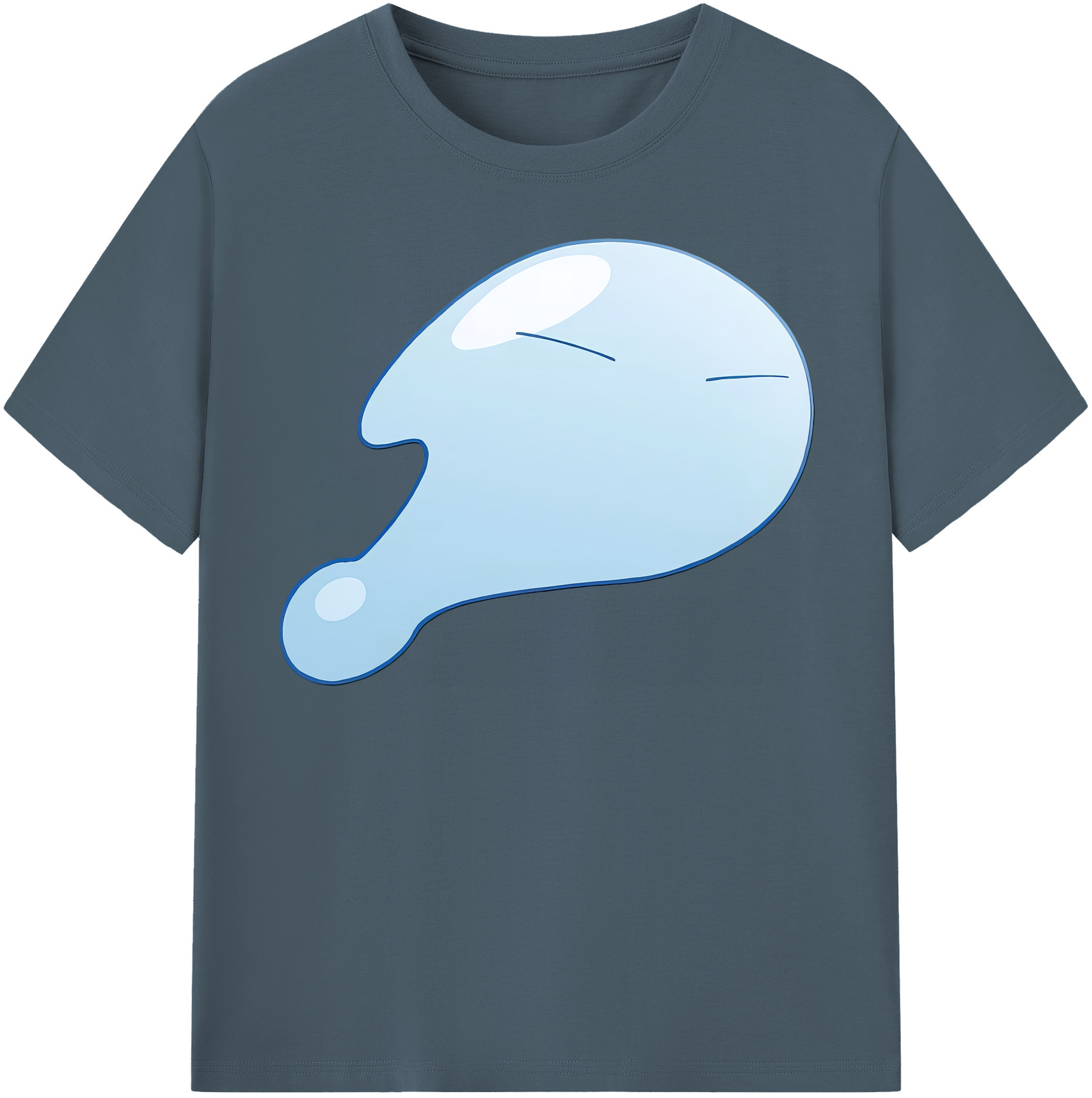 （画像用） 転スラ Regarding Reincarnated to Slime 綿100％半袖Tシャツ（フロントプリント）